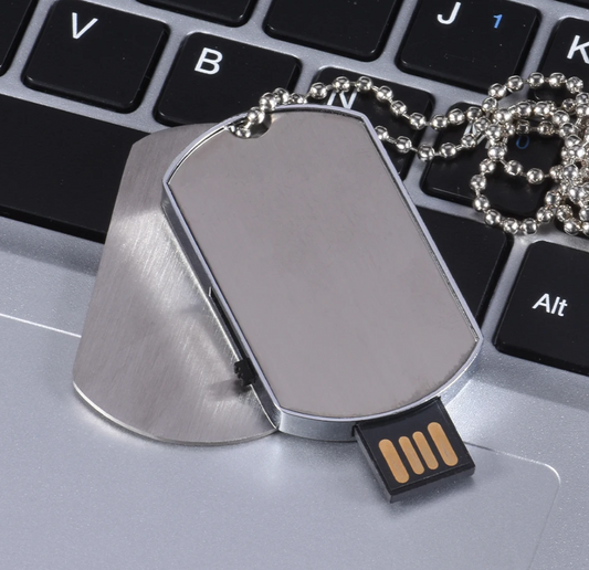 EL COLGANTE MILITAR PENDRIVE DE 4GB
