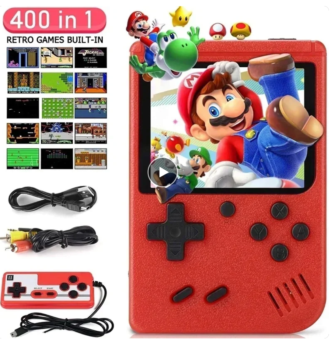 LA CONSOLA PORTATIL POR EXCELENCIA CON 400 JUEGOS A COLOR