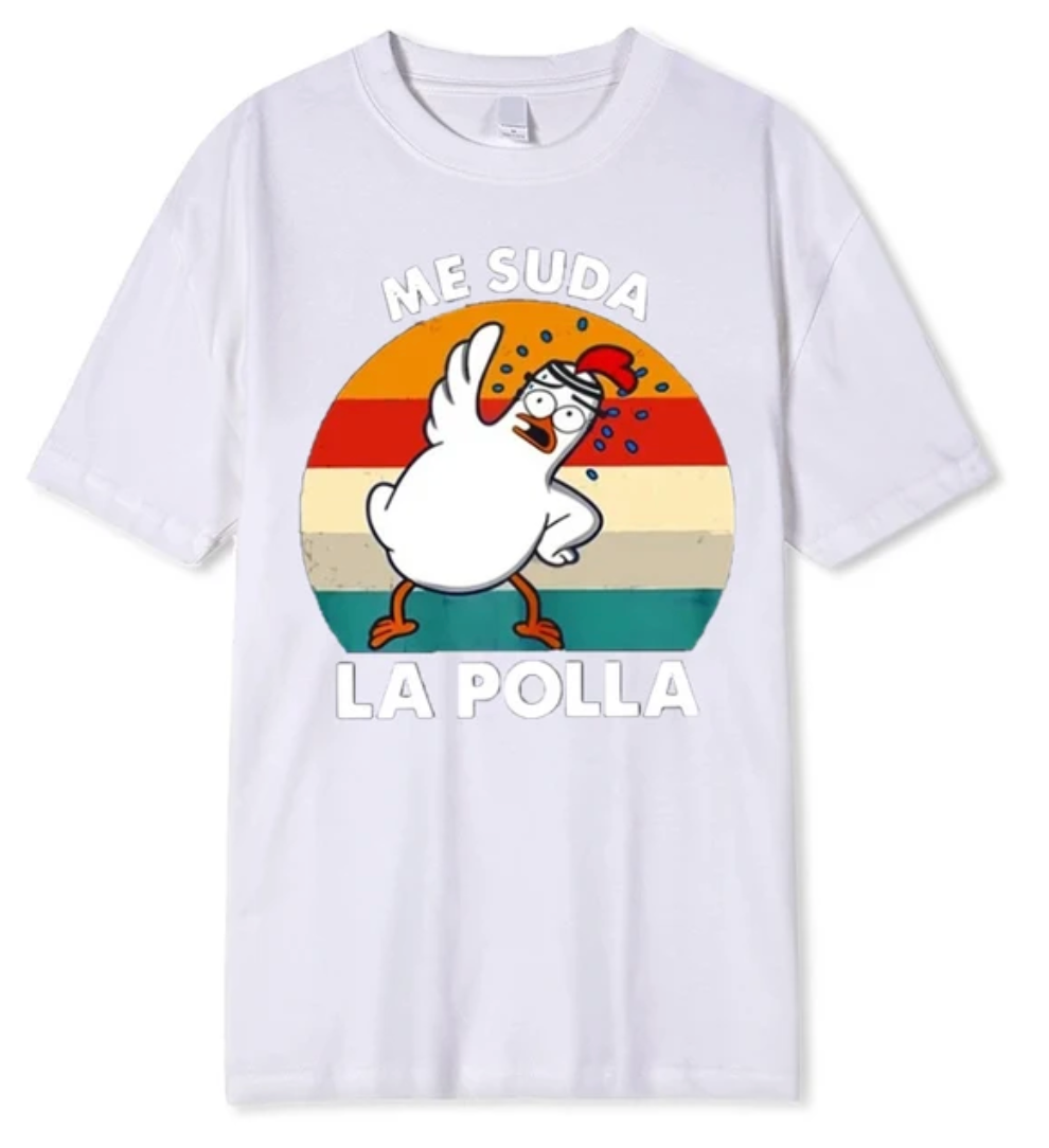 LA CAMISETA QUE LE SUDA LA POLLA